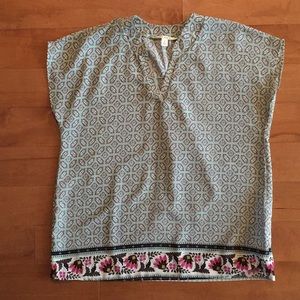 Miami brand patterned blouse